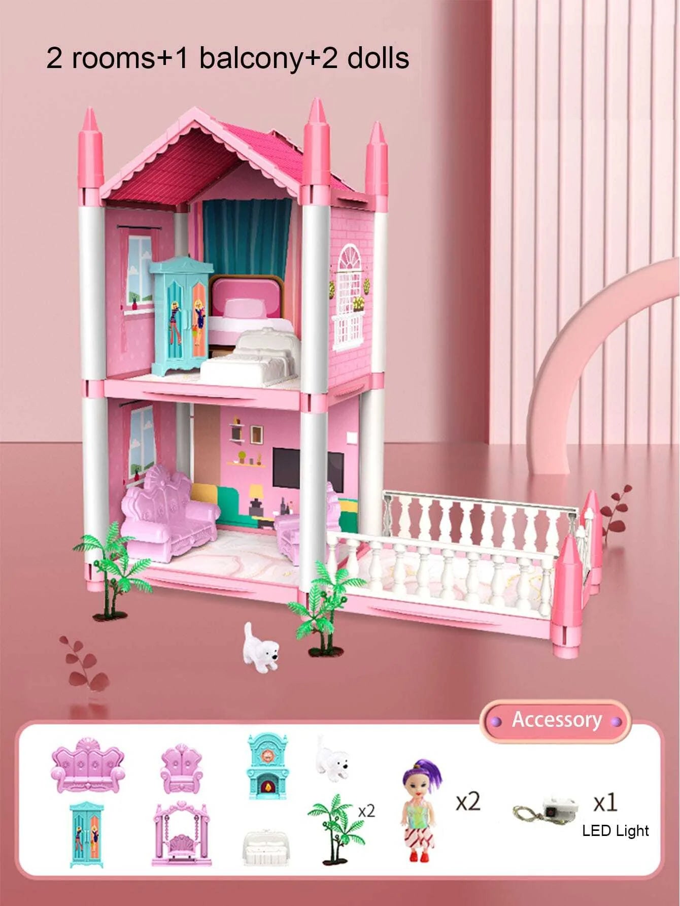 Casa De Boneca, Casa De Sonho Para Meninas Kit De Casa De Boneca