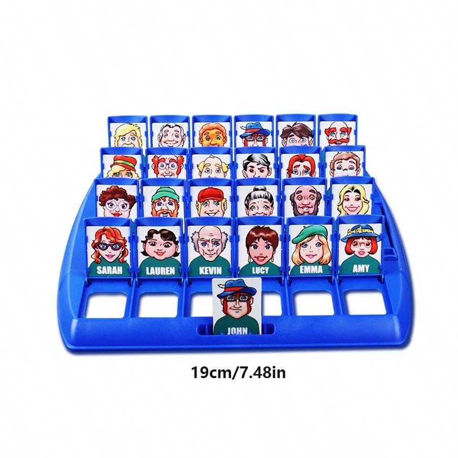 Jogo de Tabuleiro "Quem Sou Eu?" Brinquedos Educativos de Mesa Jogos de Adivinhação em 2 Jogadores Para Famílias Educação Infantil Brinquedos Educativos