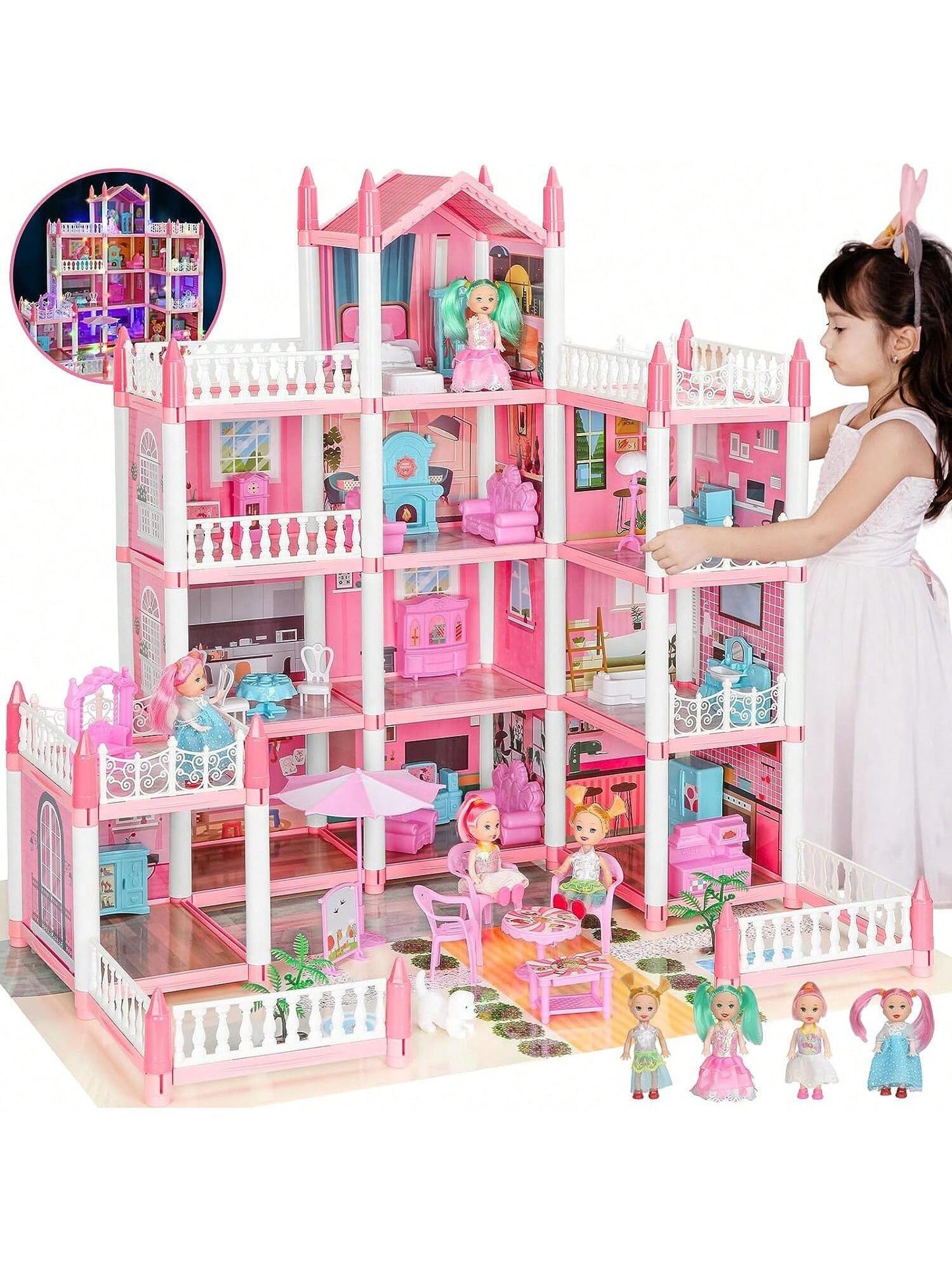 Casa De Boneca, Casa De Sonho Para Meninas Kit De Casa De Boneca