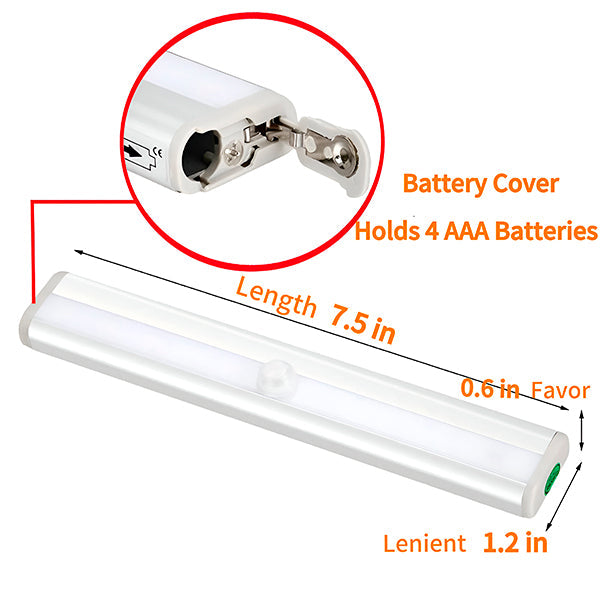 Luz Noturna LED com Sensor de Movimento a Pilhas ( Pague 1 Leve 2 )