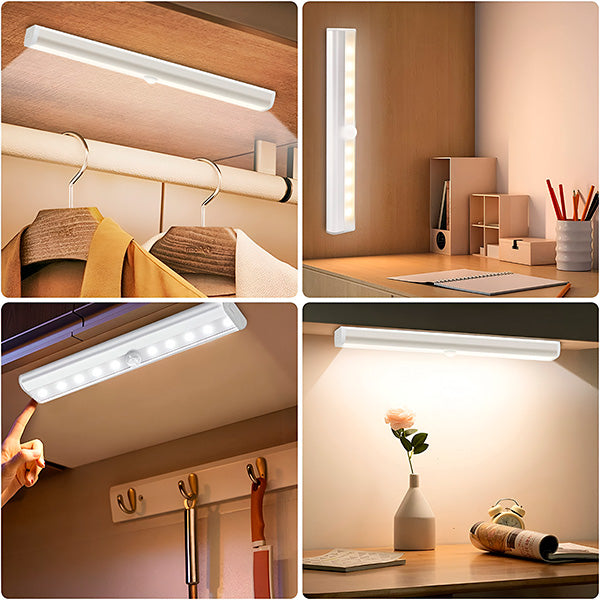 Luz Noturna LED com Sensor de Movimento a Pilhas ( Pague 1 Leve 2 )