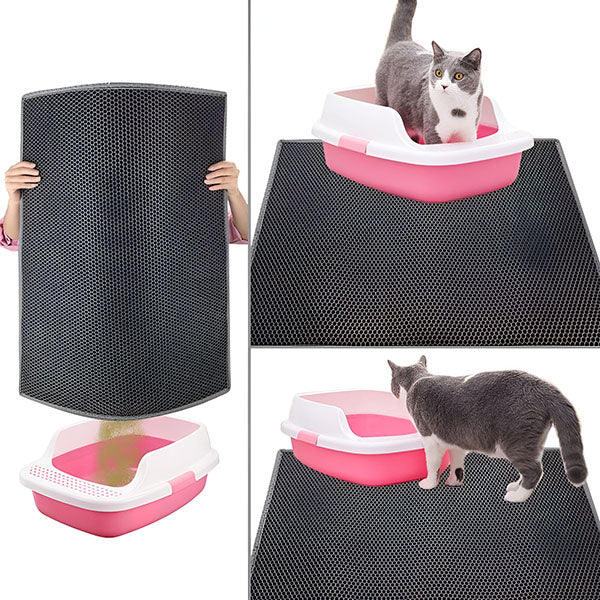 Tapete para Apanhar Lixo dos Gatos