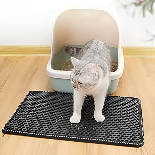 Tapete para Apanhar Lixo dos Gatos