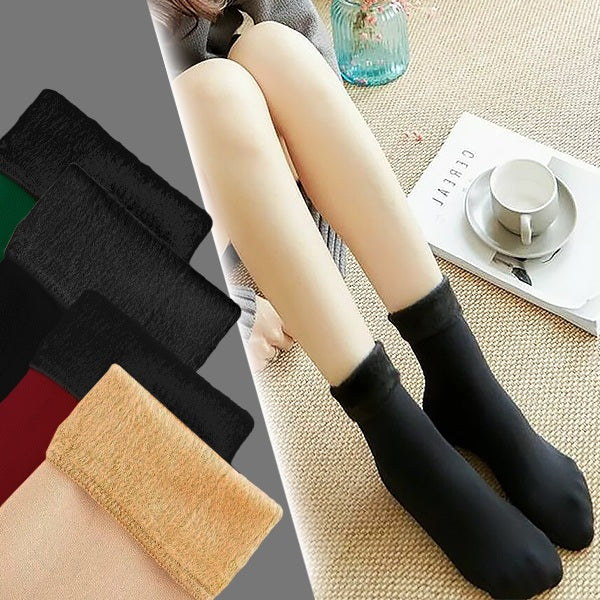 Meias térmicas de veludo (8 pares)