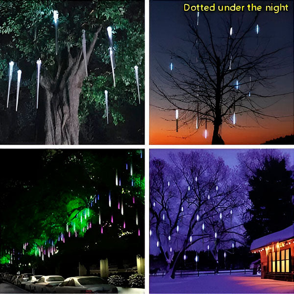 Luzes LED para queda de neve