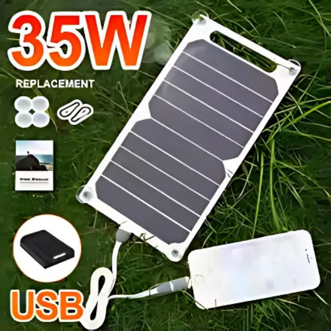 SolarXtreme – Carregador Solar Portátil 35W com Saída USB