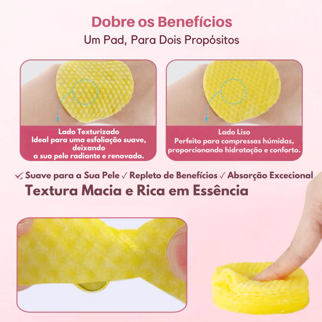 Turmeric Pads - Almofadas de ácido kójico e açafrão - Compre 1 e Leve 2 ( Oferta Black-Friday )