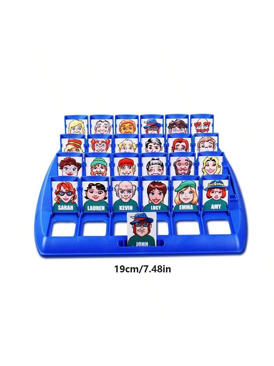 Jogo de Tabuleiro "Quem Sou Eu?" Brinquedos Educativos de Mesa Jogos de Adivinhação em 2 Jogadores Para Famílias Educação Infantil Brinquedos Educativos