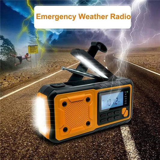 PowerSafe Rádio 3 em 1 – Solar, Lanterna e Power Bank